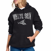 Black Chicago White Sox Starter Women's Lace Team Lockup Fleece Hoodie