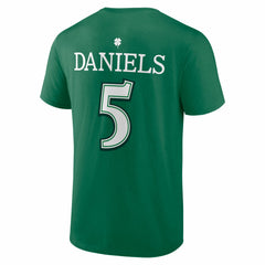 Jayden Daniels St. Patrick's Day Icon Name & Number T-Shirt - Washington Commanders T-shirts