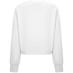 White Cincinnati Reds Levelwear Women's Judd Cornerstone Cropped Sweatshirt