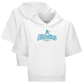 White Athletics Levelwear Women's Amber Short Sleeve Cornerstone Hoodie