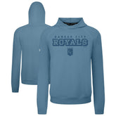 Blue Kansas City Royals Levelwear Mandate Tri-Blend Hoodie