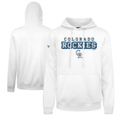 White Colorado Rockies Levelwear Podium Hoodie