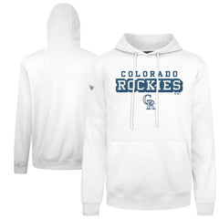 White Colorado Rockies Levelwear Podium Hoodie