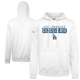 White Los Angeles Dodgers Levelwear Podium Hoodie