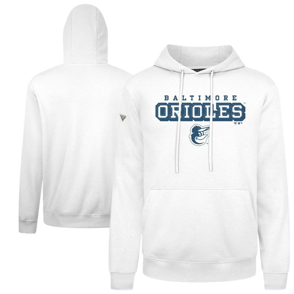 White Baltimore Orioles Levelwear Podium Hoodie