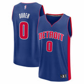 Fanatics Jalen Duren Detroit Pistons Fast Break Replica Jersey sale
