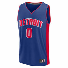 Fanatics Jalen Duren Detroit Pistons Fast Break Replica Jersey sale