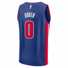 Fanatics Jalen Duren Detroit Pistons Fast Break Replica Jersey sale