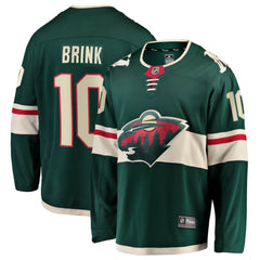 NHL Bobby Brink Minnesota Wild Fanatics Home Breakaway Jersey