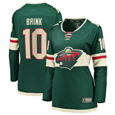 NHL Bobby Brink Minnesota Wild Fanatics Women's Home Breakaway Jersey