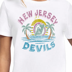 NHL New Jersey Devils Starter Women's Tonal Beach T-Shirt