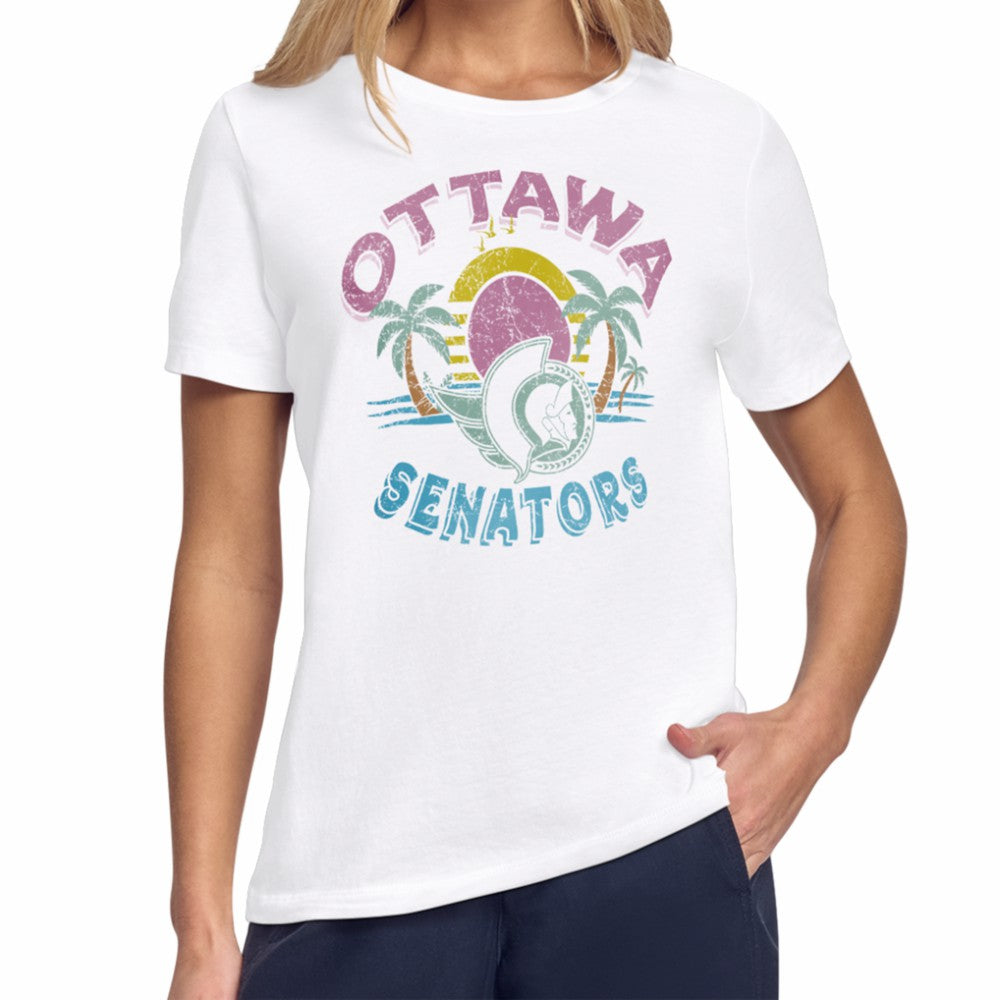 NHL Ottawa Senators Starter Women's Tonal Beach T-Shirt