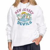 NHL New Jersey Devils Starter Women's Tonal Beach Hoodie