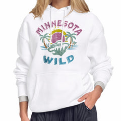 NHL Minnesota Wild Starter Women's Tonal Beach Hoodie
