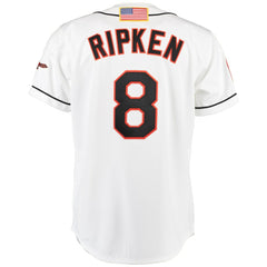White Cal Ripken Baltimore Orioles Mitchell & Ness Home Authentic Jersey