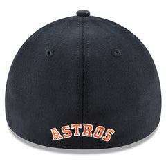 Navy Houston Astros New Era Button Team Classic 39THIRTY Flex Hat