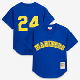 Royal Ken Griffey Jr. Seattle Mariners Mitchell & Ness Authentic Batting Practice Jersey