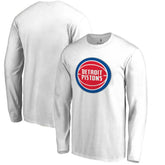 Detroit Pistons Primary Logo Long Sleeve T-Shirt sale
