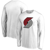 Portland Trail Blazers Primary Logo Long Sleeve T-Shirt