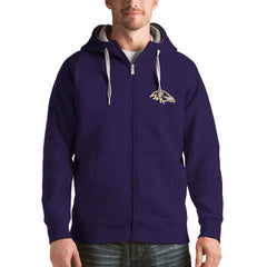Antigua Victory Full-Zip Hoodie - Baltimore Ravens Hoodies