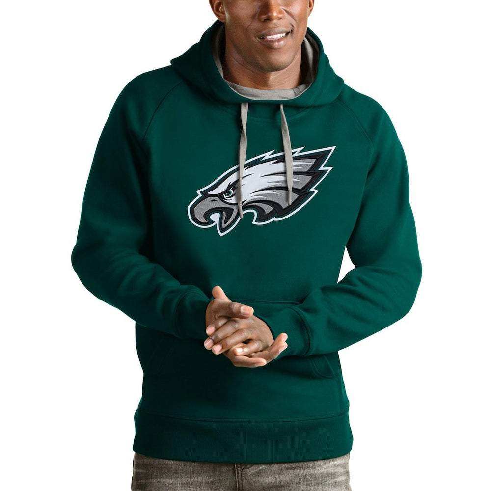 Antigua Victory Pullover Hoodie - Philadelphia Eagles Hoodies
