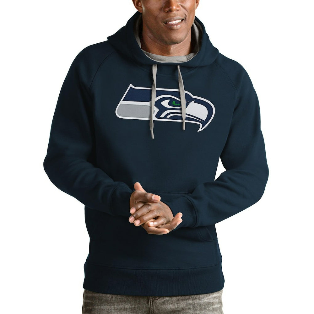 Antigua Victory Pullover Hoodie - Seattle Seahawks Hoodies
