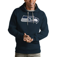 Antigua Victory Pullover Hoodie - Seattle Seahawks Hoodies