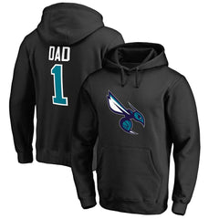 Charlotte Hornets #1 Dad Pullover Hoodie