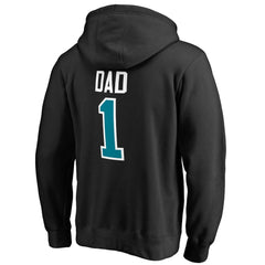 Charlotte Hornets #1 Dad Pullover Hoodie