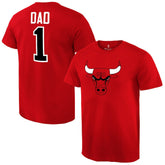 Chicago Bulls #1 Dad T-Shirt sale