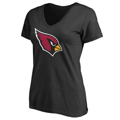 Women's Primary Team Logo V-Neck T-Shirt - Arizona Cardinals T-shirts