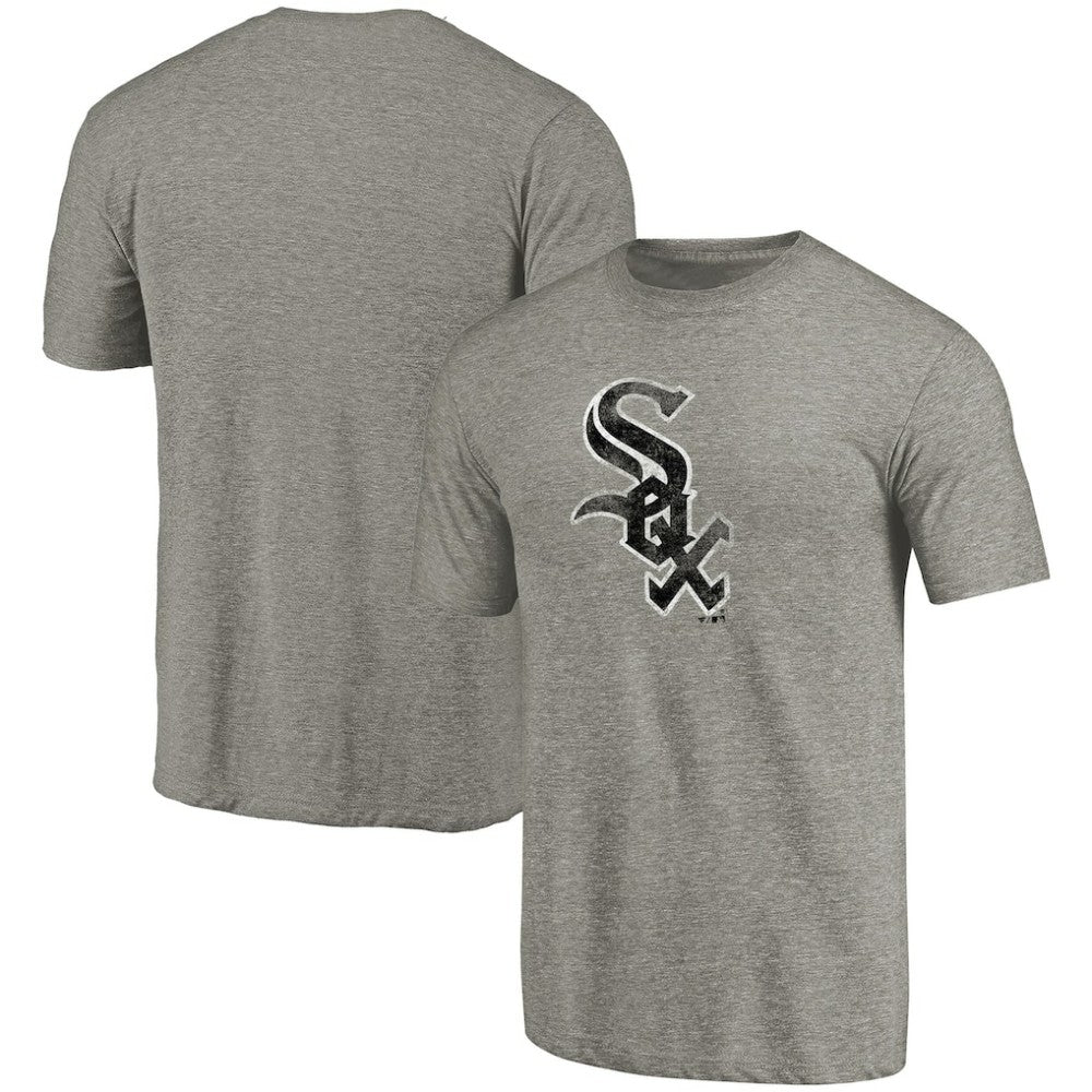 Ash Chicago White Sox Distressed Team Tri-Blend T-Shirt