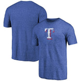 Royal Texas Rangers Distressed Team 2 Tri-Blend T-Shirt