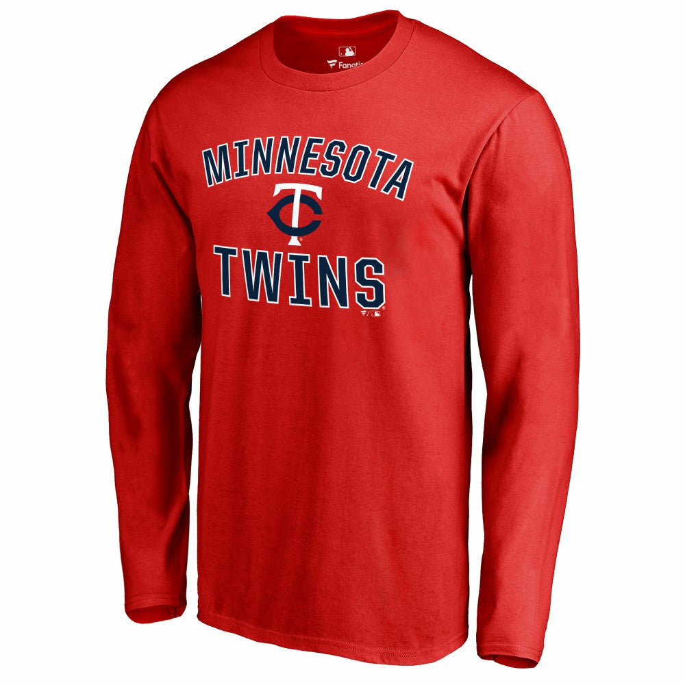 Red Minnesota Twins Victory Arch Long Sleeve T-Shirt