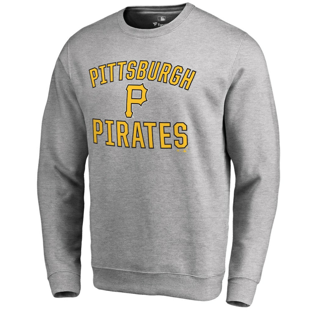 Ash Pittsburgh Pirates Victory Arch Pullover Sweatshirt