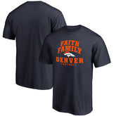 Faith Family T-Shirt - Denver Broncos T-shirts