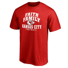 Faith Family T-Shirt - Kansas City Chiefs T-shirts