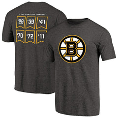 NHL Boston Bruins Raise the Banner Tri-Blend T-Shirt