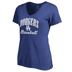 Royal Los Angeles Dodgers Women's Victory Script T-Shirt