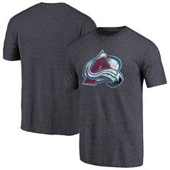NHL Colorado Avalanche Distressed Team Primary Logo Tri-Blend T-Shirt