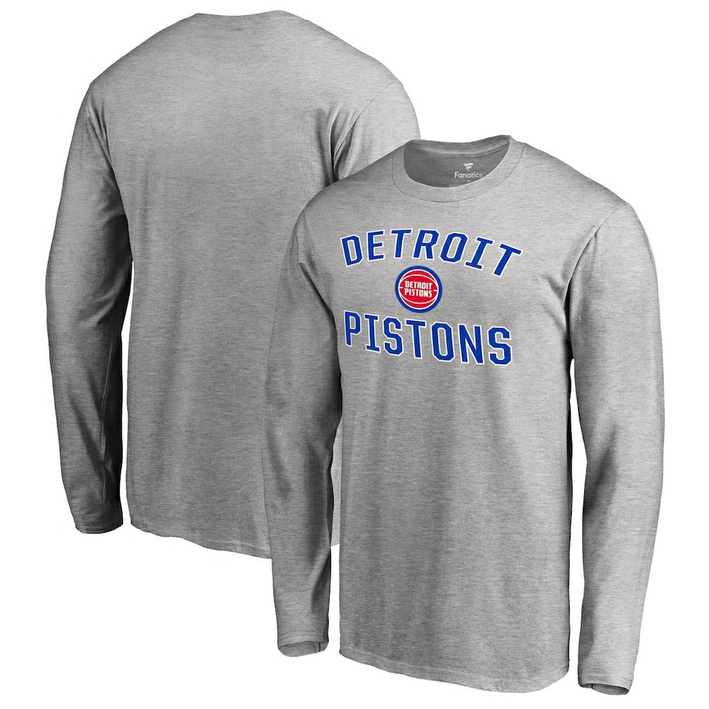 Detroit Pistons Victory Arch Long Sleeve T-Shirt sale