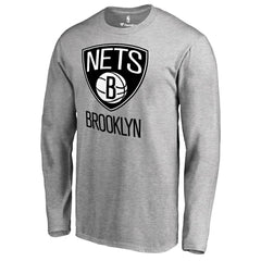 Brooklyn Nets Primary Logo Long Sleeve T-Shirt