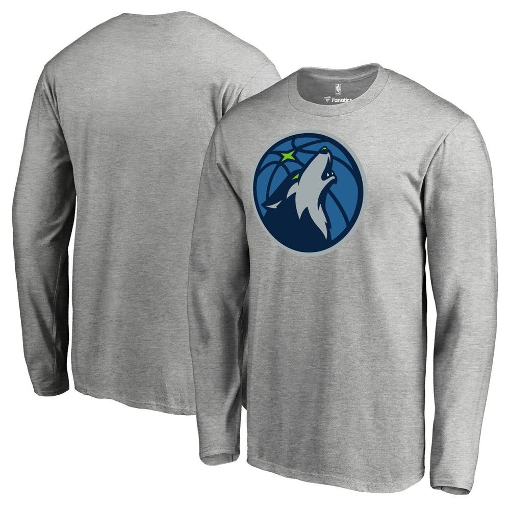 Minnesota Timberwolves Primary Logo Long Sleeve T-Shirt