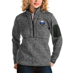 NHL Buffalo Sabres Antigua Women's Fortune Half-Zip Sweatshirt