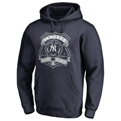 Navy New York Yankees Police Badge Pullover Hoodie