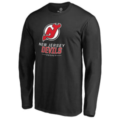 NHL New Jersey Devils Team Lockup Long Sleeve T-Shirt