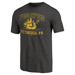 Black Pittsburgh Pirates High Seas Hometown Tri-Blend T-Shirt