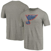 NHL St. Louis Blues Throwback Logo 1987-1989 Tri-Blend T-Shirt