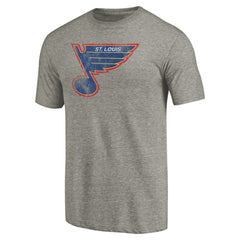 NHL St. Louis Blues Throwback Logo 1987-1989 Tri-Blend T-Shirt