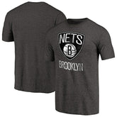 Brooklyn Nets Distressed Team Logo Tri-Blend T-Shirt
